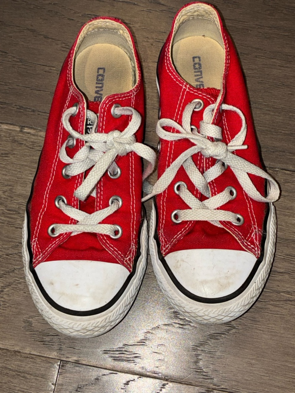 Red Converse All-Star Sneakers | Youth Size 1 | Great Condition